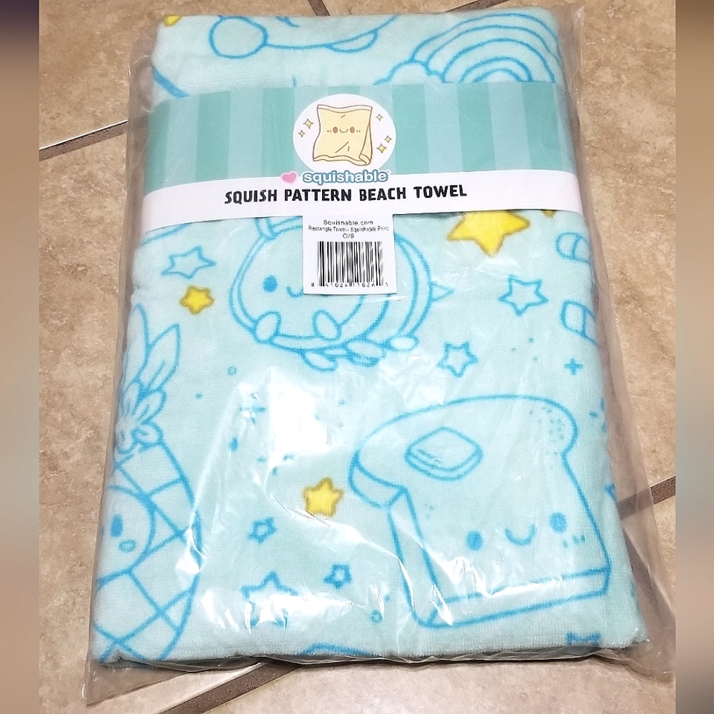 Squishable Squish Pattern 60 x 30 Inch Beach Towel